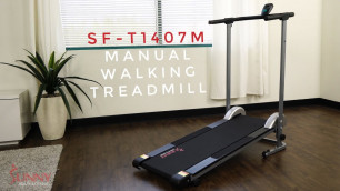 'Sunny Health & Fitness SF-T1407M Manual Walking Treadmill'