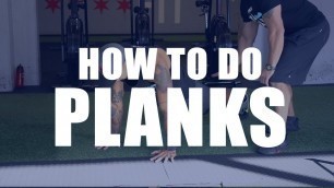 'How to do Planks and Plank Workout. Strengthen Your Core!'