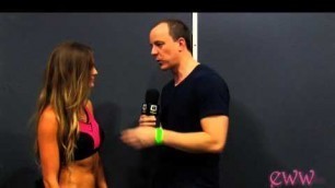 'Emily Skye At The LA Fit Expo Every Way Woman Talk Show'