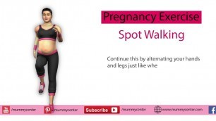 'Pregnancy Exercise: Spot Walking | Pregnancy Exercise for Labor and Delivery | Mummy Center'