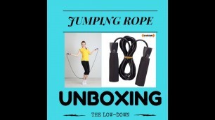'JUMPING ROPE UNBOXING KORE FITNESS SKIPPING ROPE BENIFITS'