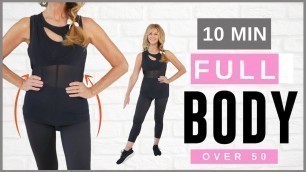 10 Minute BEGINNERS WORKOUT For Women Over 50 | Low Impact!