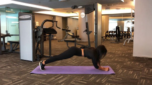 'Up & Down Planks for Home Workout Training'