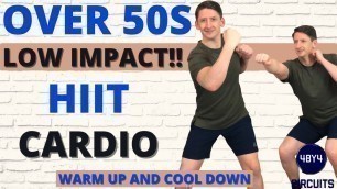 'HIIT WORKOUT OVER  50 | LOW IMPACT | FOR BEGINNERS'