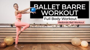 '50Min Full Body Ballet Barre Workout for you at home - Strengthening & Toning Exercises'