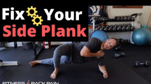 'How to do Side Planks with Lower Back Pain'