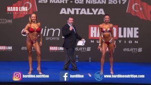 'IFBB TR  Büyük Bayanlar Bikini Fitness Şampiyonası 172   Antalya   2017'