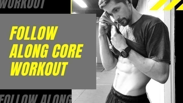FOLLOW ALONG CORE WORKOUT! At home 5 minute core workout for great abs!