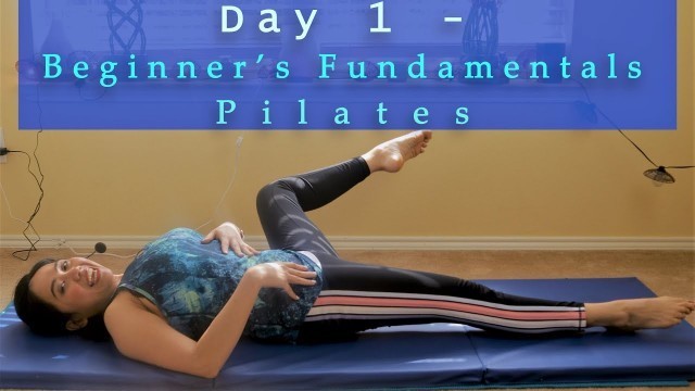 'Day 1 Beginner\'s Pilates Fundamentals | 28 Day Workout Challenge For Social Distancing'