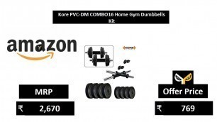 'Kore PVC-DM COMBO16 Home Gym Dumbbells Kit'
