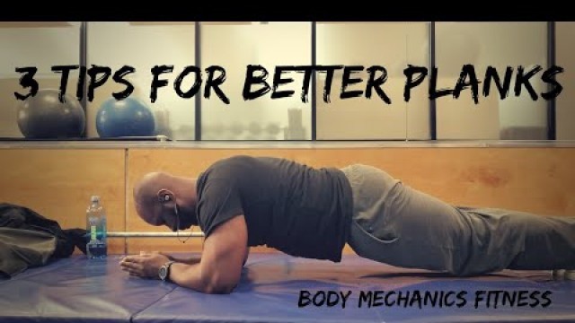 'Planks - Form Check - Body Mechanics Fitness'