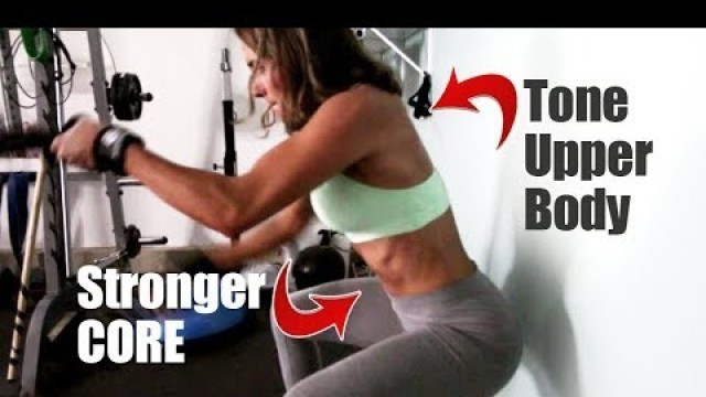 'Battle Ropes Core & Upper Body Workout | Game Changer Season 2 vlog 25'
