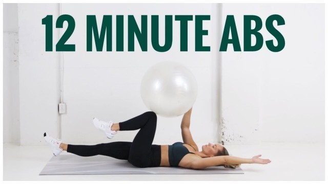 12 Minute Abs // Stability Ball Core Workout