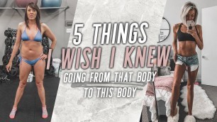 'BIG Mistakes I Made with Fitness - 5 Things I Wish I Knew'