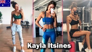 'como hacer ejercicios en casa faciles | By: Kayla Itsines ⚡️ |  Workout Motivation 