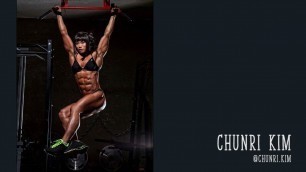 'Chunri Kim - Shredded Korean female bodybuilder'