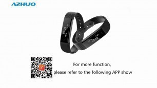 'ID115 Smart Bracelet Fitness Tracker Step Counter Activity Monitor Alarm Clock Vibration Wristband'