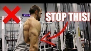 'How to PROPERLY Tricep Pushdown | 3 Unique Tricep Variations for Muscle Gain'