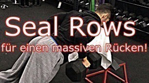'Top Übung für einen massiven Rücken! - Seal Rows'