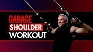 'Garage Gym Shoulder Workout (Resistance Bands and Dumbbells!)'