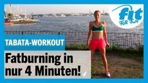 TABATA-Workout in 4 Min: Fatburning garantiert 