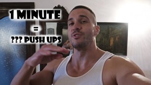 '1 Minute Push Up Challenge. Fitness Test. Home workout'