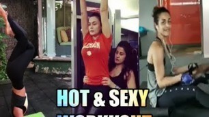'Bollywood Actresses Workout//Preity Zinta,Shilpa Shetty,Bipasha Basu,Malaika Arora'