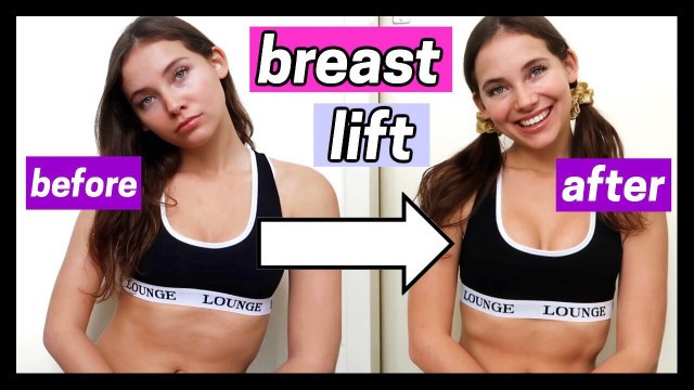 'HOW TO LIFT YOUR CHEST WITHOUT SURGERY *natural breast lift workout*'