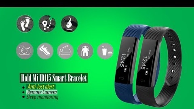 'HoldMi ID115 Smart Bracelet Review | Fitness Tracker Activity Monitor Vibration Wristband!'