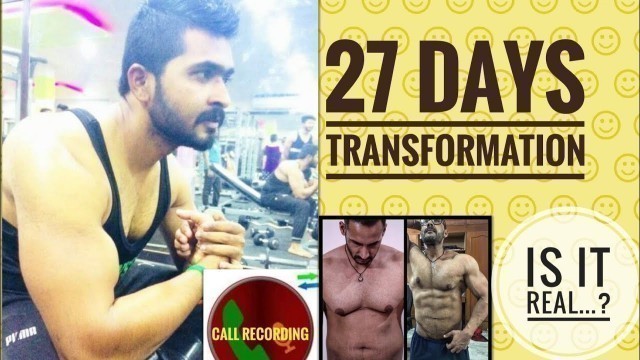 'Tarun Gill 27 Days Transformation Real/Fake...? | Ishwar Thakare\'s Fitness Mantra'