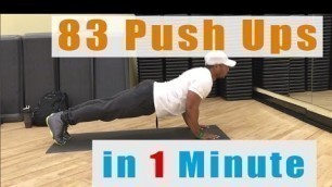'How To Do 83 Push Ups in 1 Minute | Army Military APFT Tips'