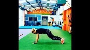 'Kayla Itsines workout: tuck jumps in slow mo'