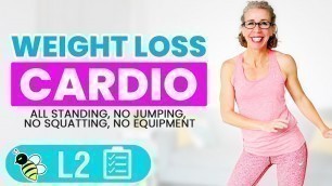 '20 Minute LOW IMPACT Weight Loss Cardio Workout for Women over 50'