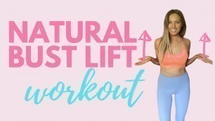 'HOW TO NATURALLY LIFT YOUR BUST - HOME WORKOUT FOR WOMEN - 8 BUST EXERCISES  BY  LUCY WYNDHAM-READ'