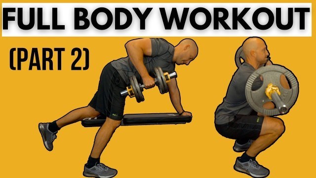 'Garage Gym Full Body Workout'