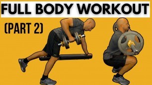 'Garage Gym Full Body Workout'