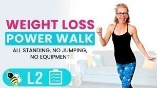 25 Minute WEIGHT LOSS Power Walk Workout for Women over 50