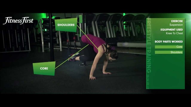 'Fitness First Freestyle exercise - Knee To Chest - Suspension'