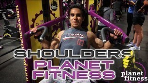 'Shoulder Workout at Planet Fitness'