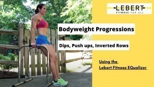 'Sandy @ Prescriptive Fitness | Bodyweight Progressions | Dips, Push ups, Inverted Rows'
