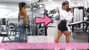 '4 WEEKS WITH A NEW PROGRAM - GLUTES & QUADS WORKOUT REVIEW (MARK CARROLL)'