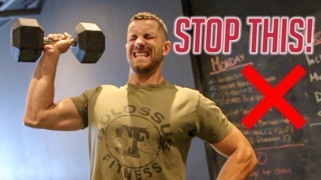 'How to PROPERLY Single Arm Shoulder Press For Muscle Gain'