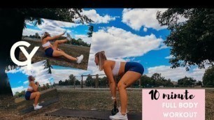10 MIN FULL BODY FAT BURN WORKOUT ROUTINE | Create Yourself