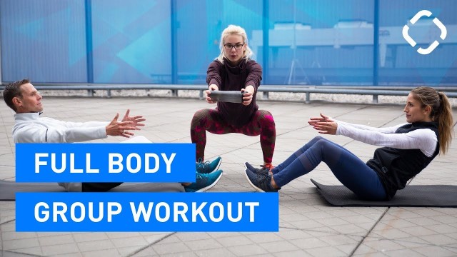 'Full Body Group Workout for Friends (9 Exercises)'