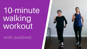 '10-minute Indoor Walking Workout for Seniors, Beginner Exercisers'