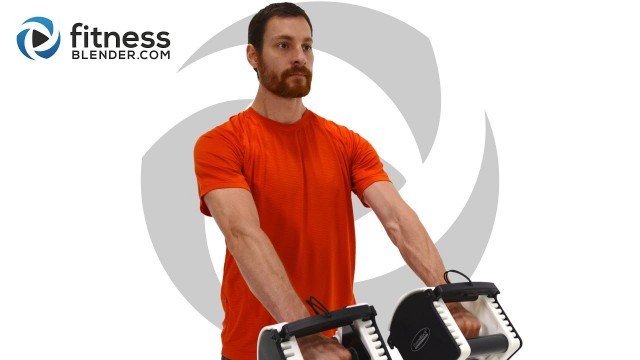 'Upper Body Strength Training - At Home Upper Body Workout with Dumbbells'