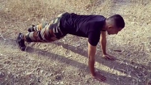 'Day 1 Indian Army Training Videos In Hindi   Military Workout Exercises'