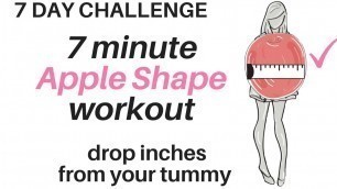 '7 DAY CHALLENGE - 7 Minute Workout To Lose Belly Weight - START NOW - Home Workout'