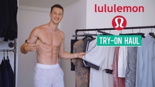 'Men\'s Athletic lululemon Try-On Haul + 15 Ab Workouts'