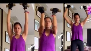 'Bipasha Basu STUNNING Workout For Perfect Figure'